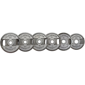 Gorefit® Rubber Plate Grey 1 Set 2,5-20 KG (105 KG) Premium Quality