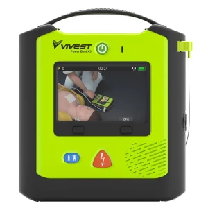 Semi-automatic external Baru defibrillator PowerBeat AED X3 Gorefit